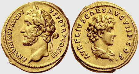 Aureus of Marcus Aurelius