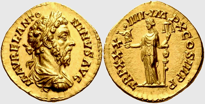 Aureus of Marcus Aurelius