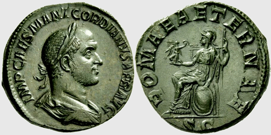 A Sestertius of Gordian II