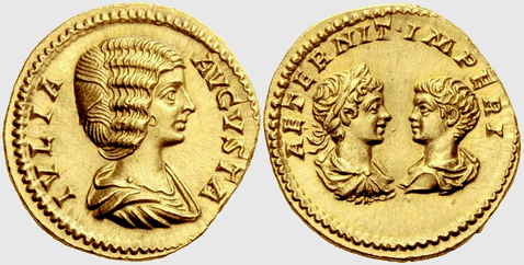 Aureus of Julia Domna