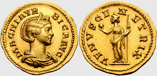 Aureus of Magnia Urbica