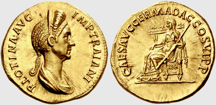 Aureus of Plotina
