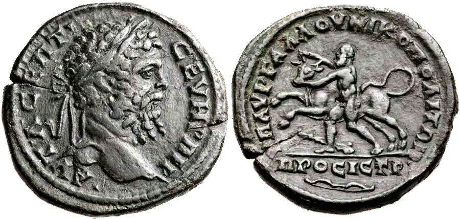 Cretan Bull, 193-211 A.D.