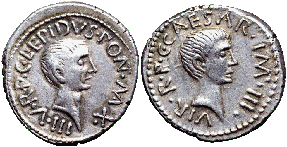 Lepidus and Octavian